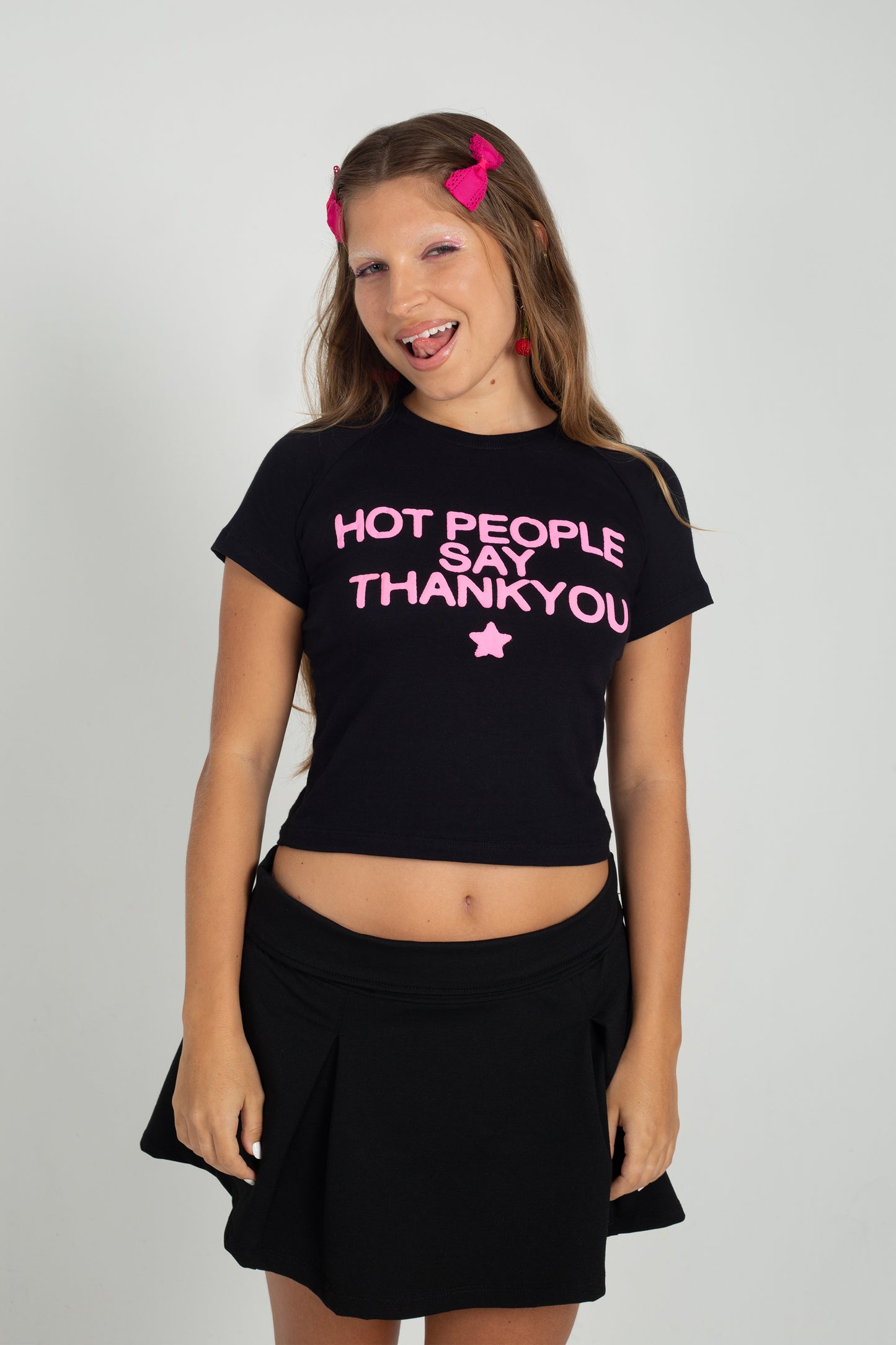 baby tee hot people say thankyou ★