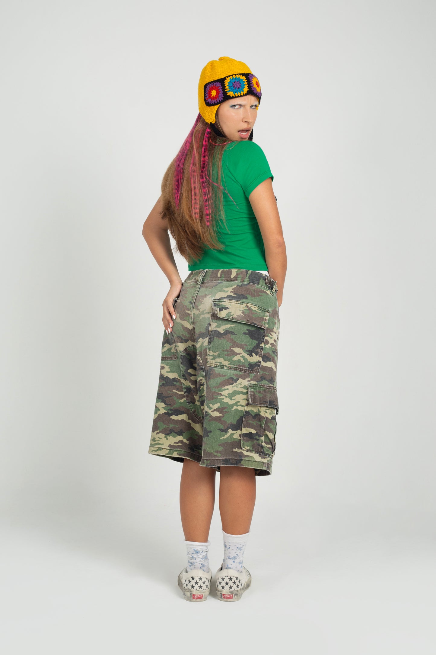 baby tee welcome to brasil green