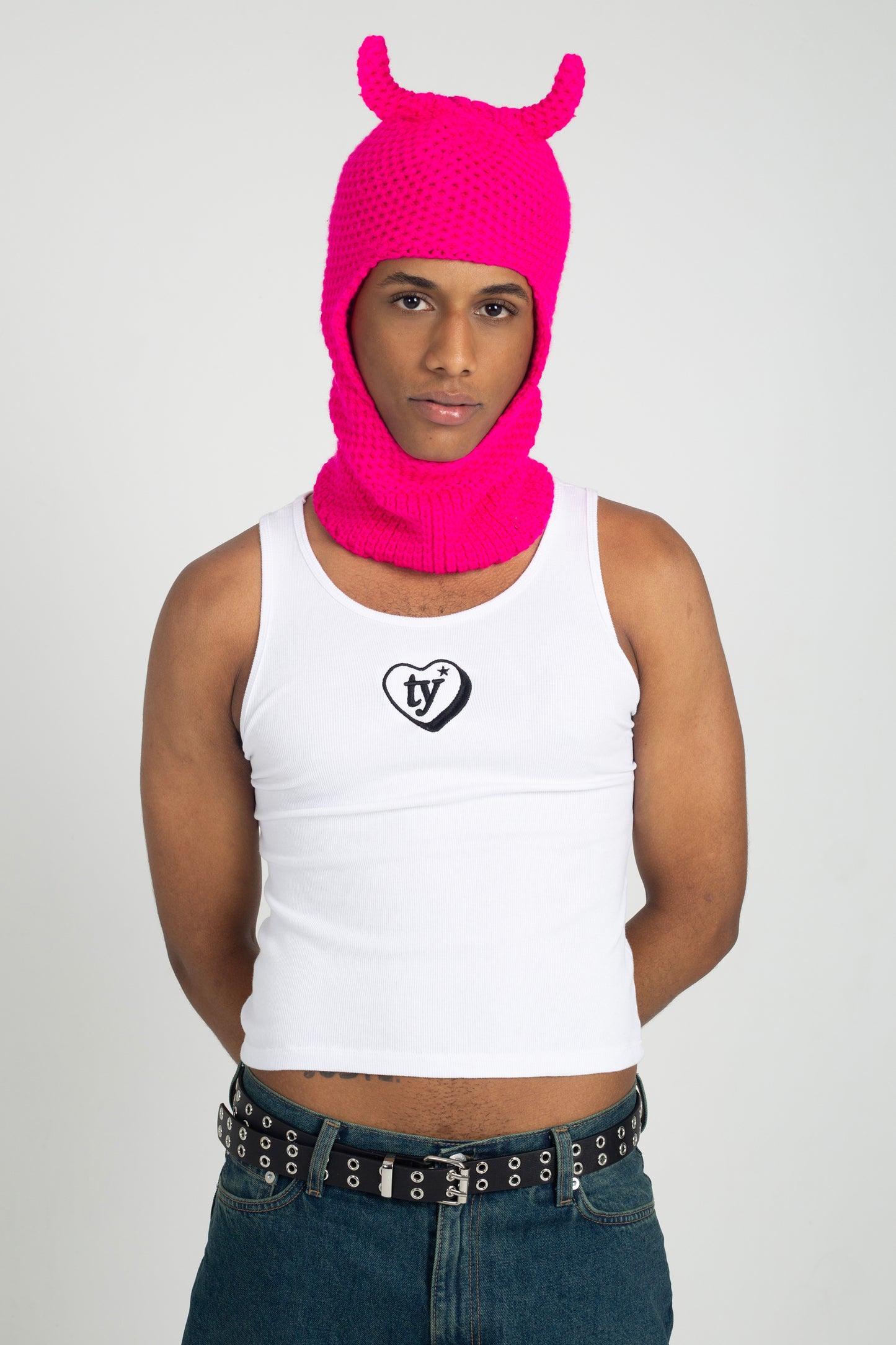 tank top "thankyou" white